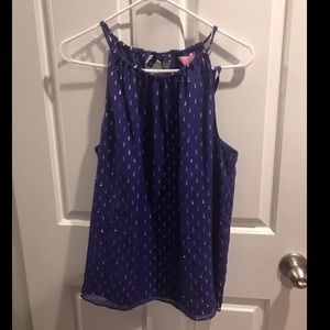 Lilly Pulitzer lurex blouse